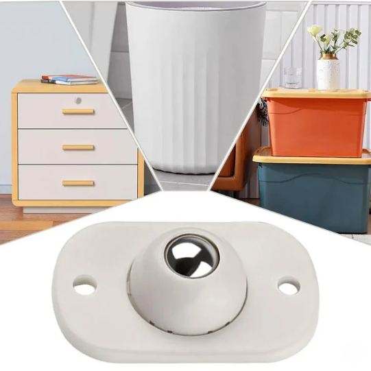 Självhäftande Möbelhjul med 360° Rotation