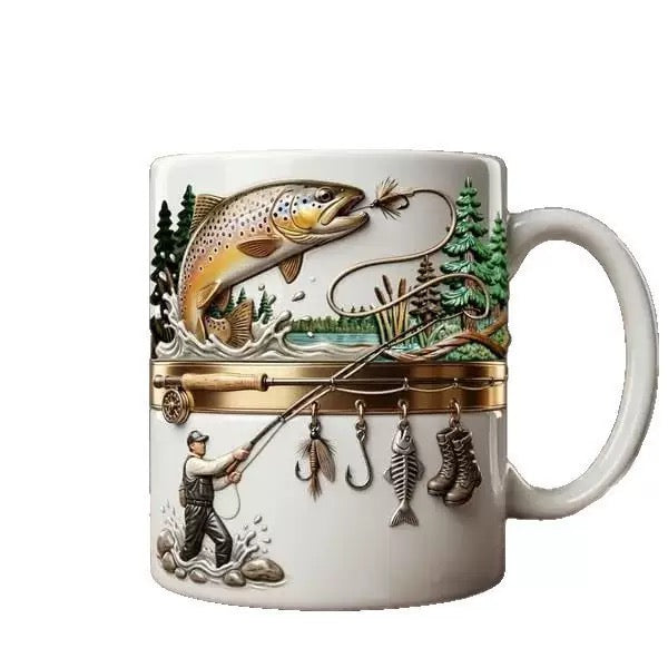 Kaffemugg för Fiskeentusiaster – Hooked on Fishing