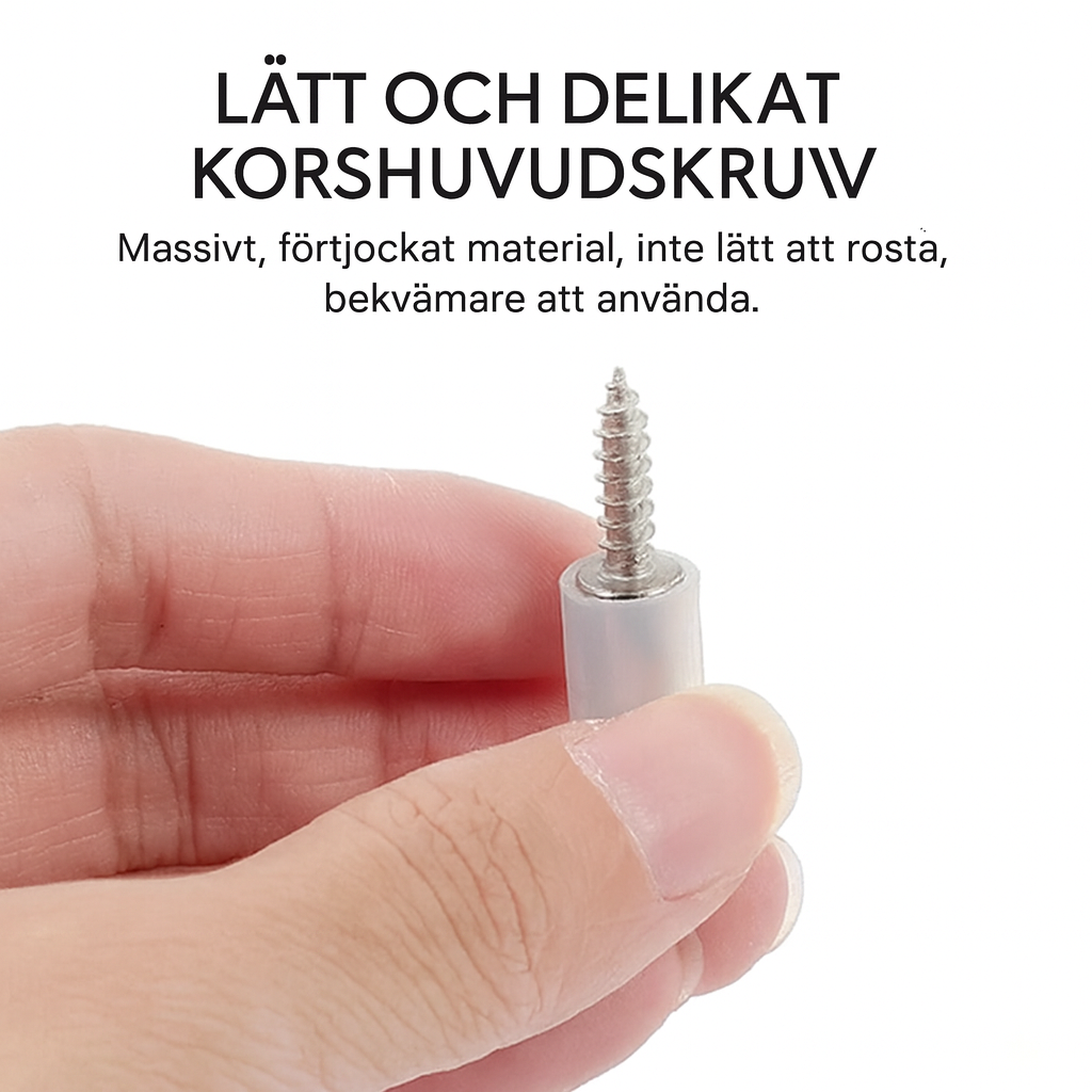 Självskruvande Hyllstift