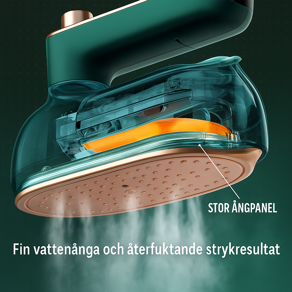 Mini Ångstrykjärn med Triangelformad Värmeplatta för Precision