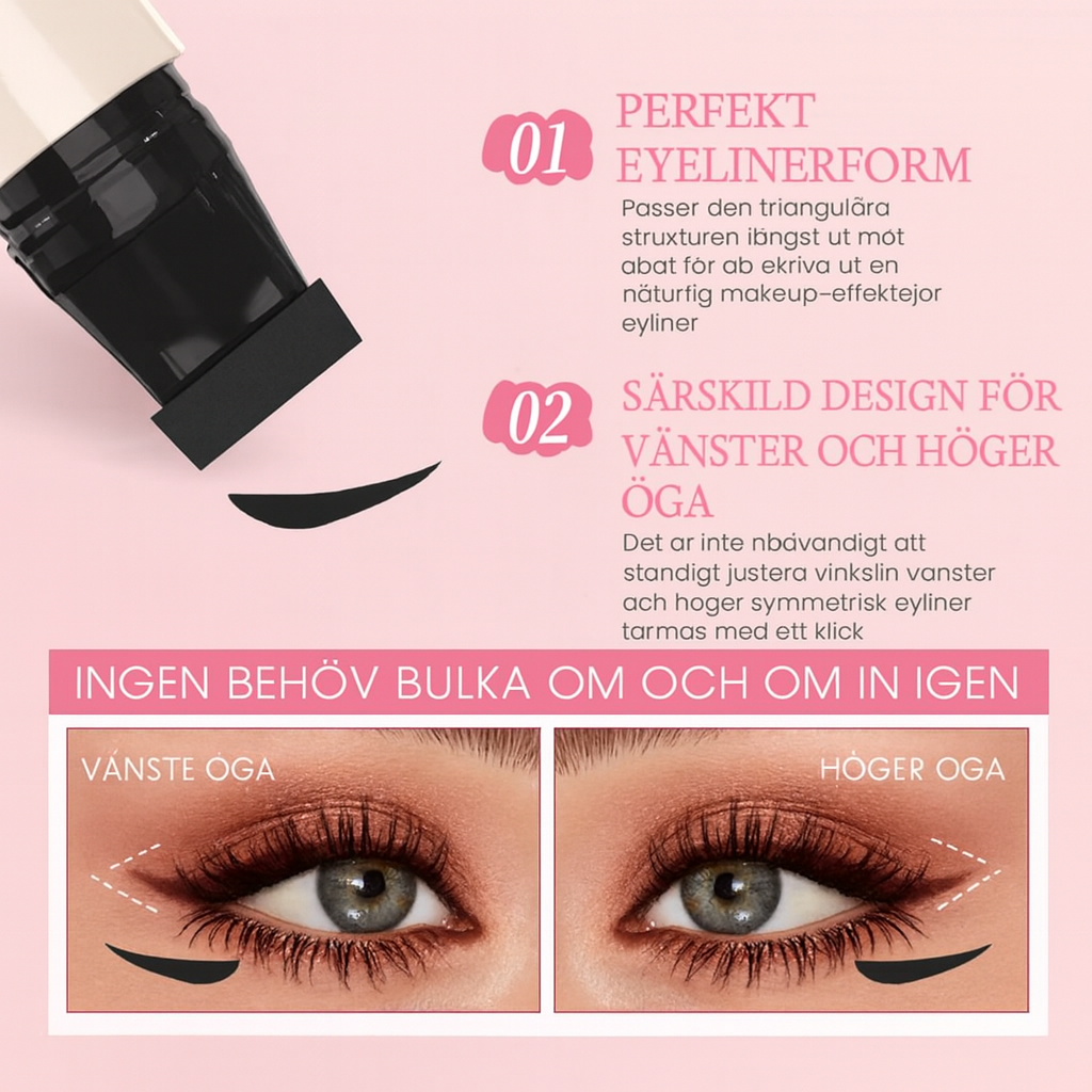 Eyelinerstämpel för Perfekt Symmetri & Snabb Makeup