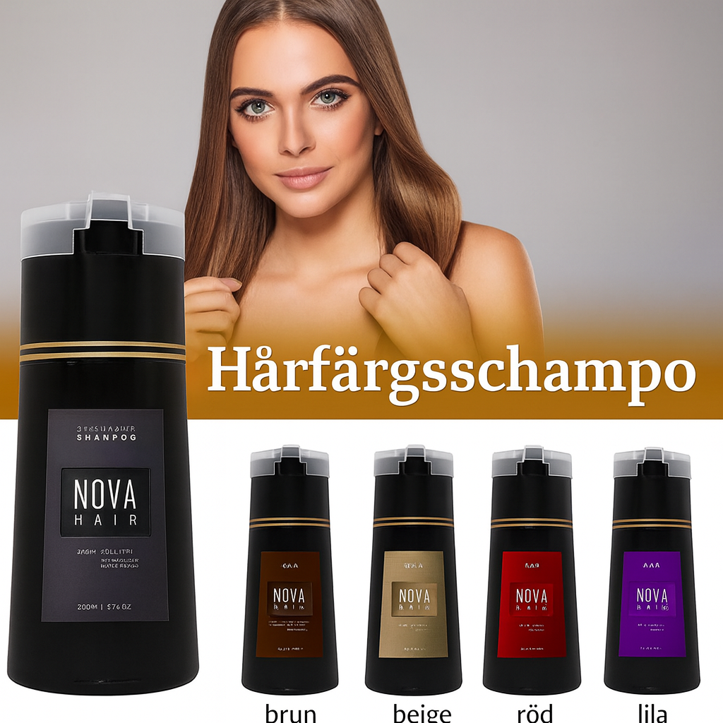 Snabbt hårfärgningsschampo