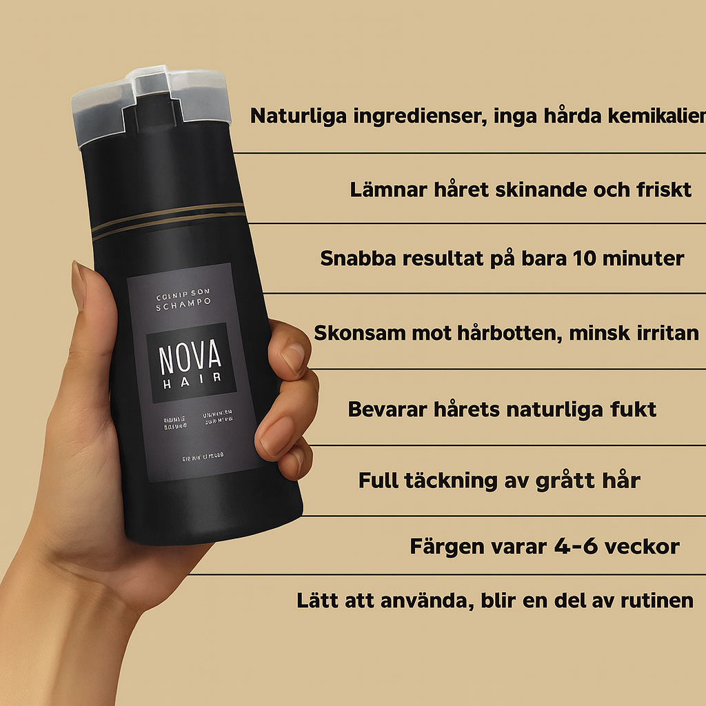 Snabbt hårfärgningsschampo