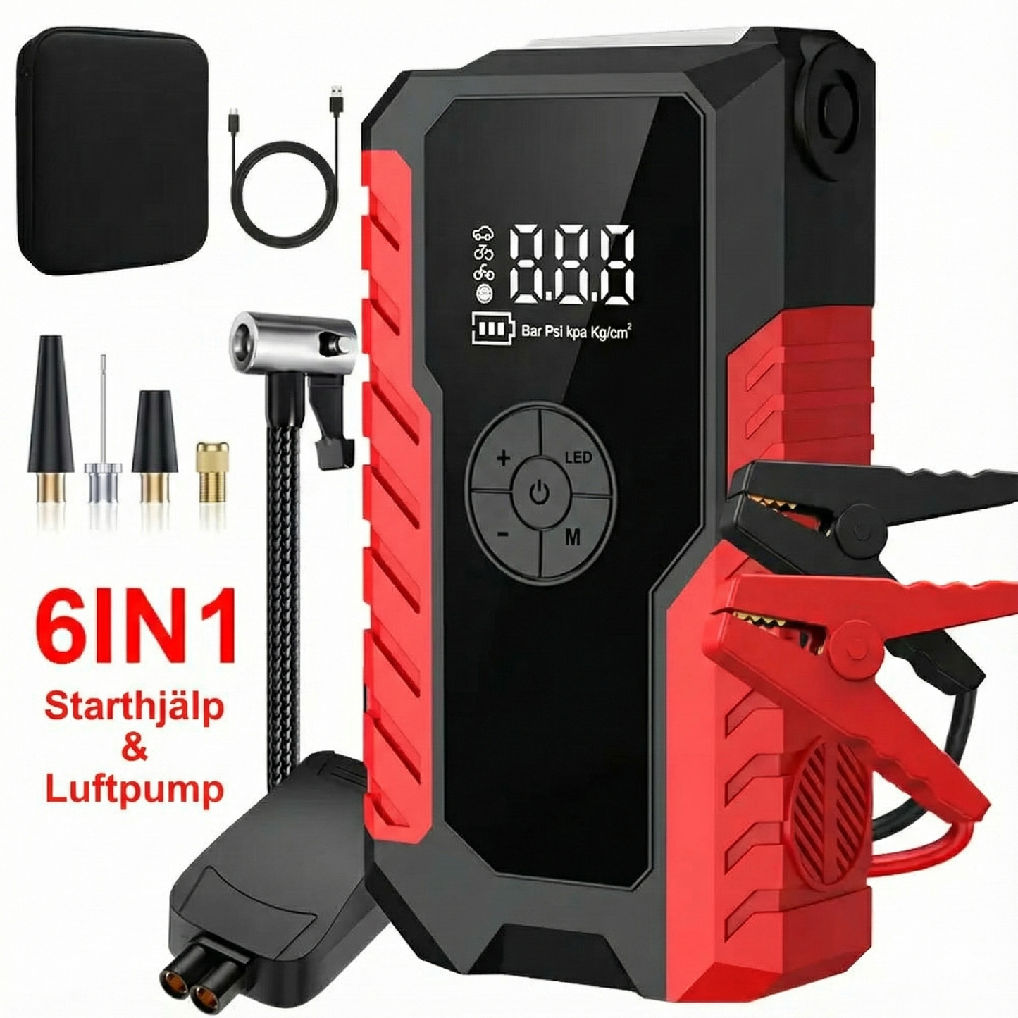 Automatisk Batteriräddare och Laddare för Bil och Motorcykel