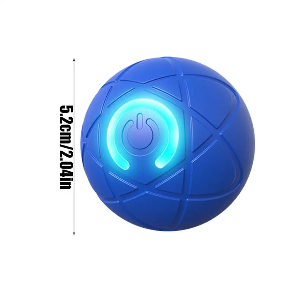 InteractiveBall – Självrörlig & Lysande Husdjursboll för Hund & Katt