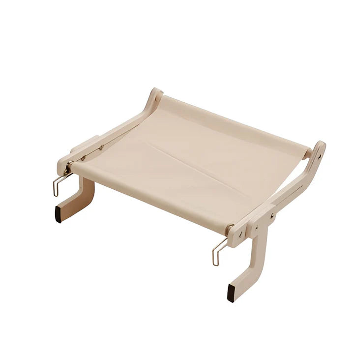 Justerbar Hängmatta för Katt i Trä och Linne