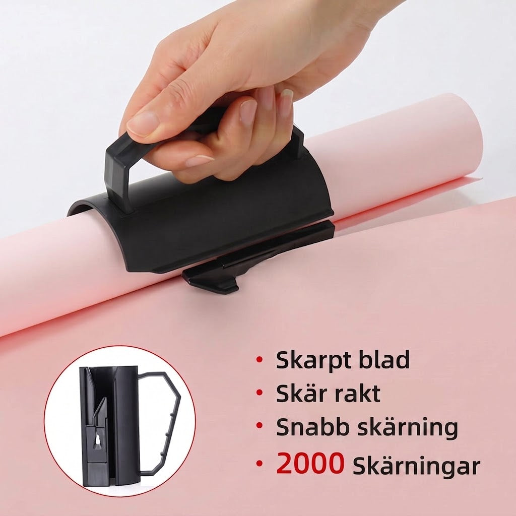 Bärbar Pappersskärare För Presentpapper Säker Och Snabb