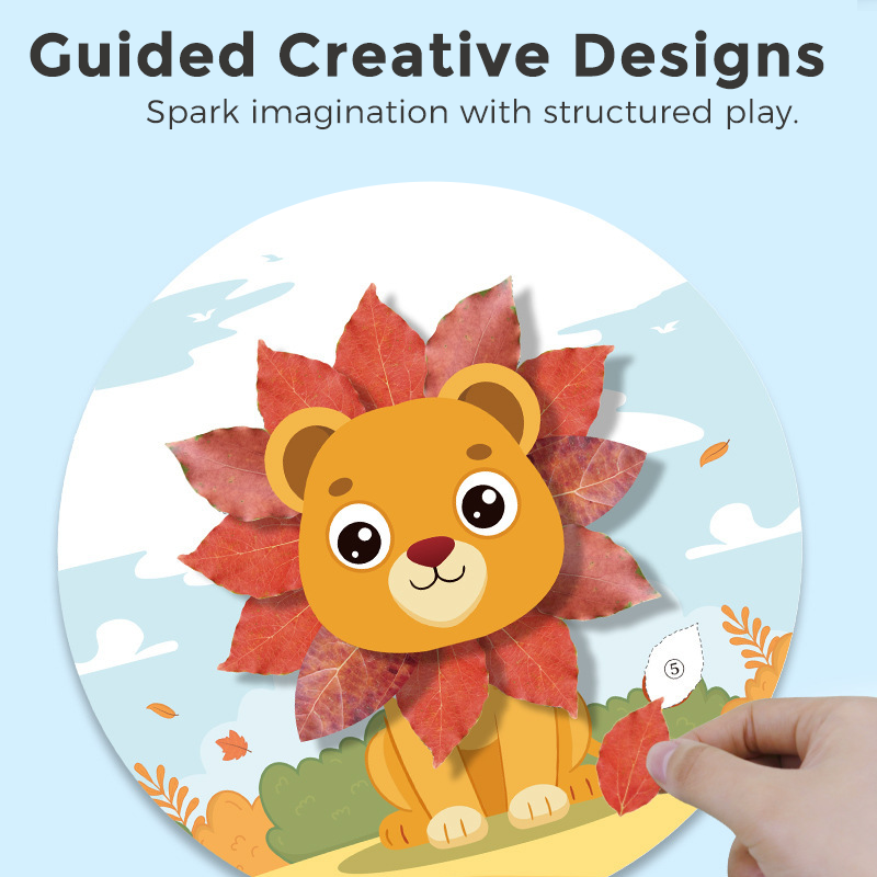 Kreativt Pysselkit för Lövkollage