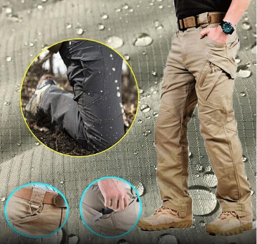 Slitstarka Outdoor-byxor i Ripstop-material