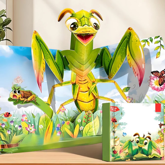 3D Pop-up Djurens Bok för barn – lärande genom lek och fantasi