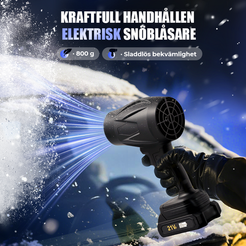 Ultralätt & Trådlös Handhållen Snöblåsare
