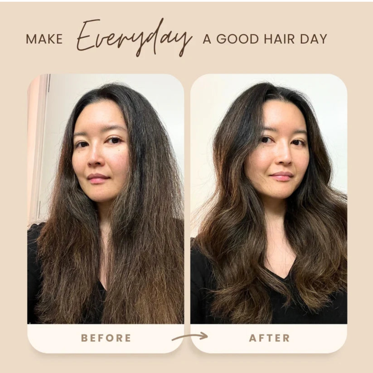 Värmefri Lockstav för Naturliga Vågor & Sovstyling