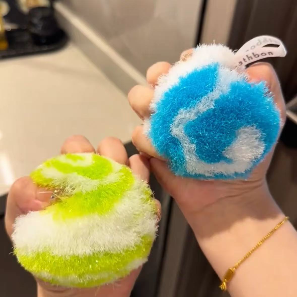Rengöringsboll i Fiber för Badrum