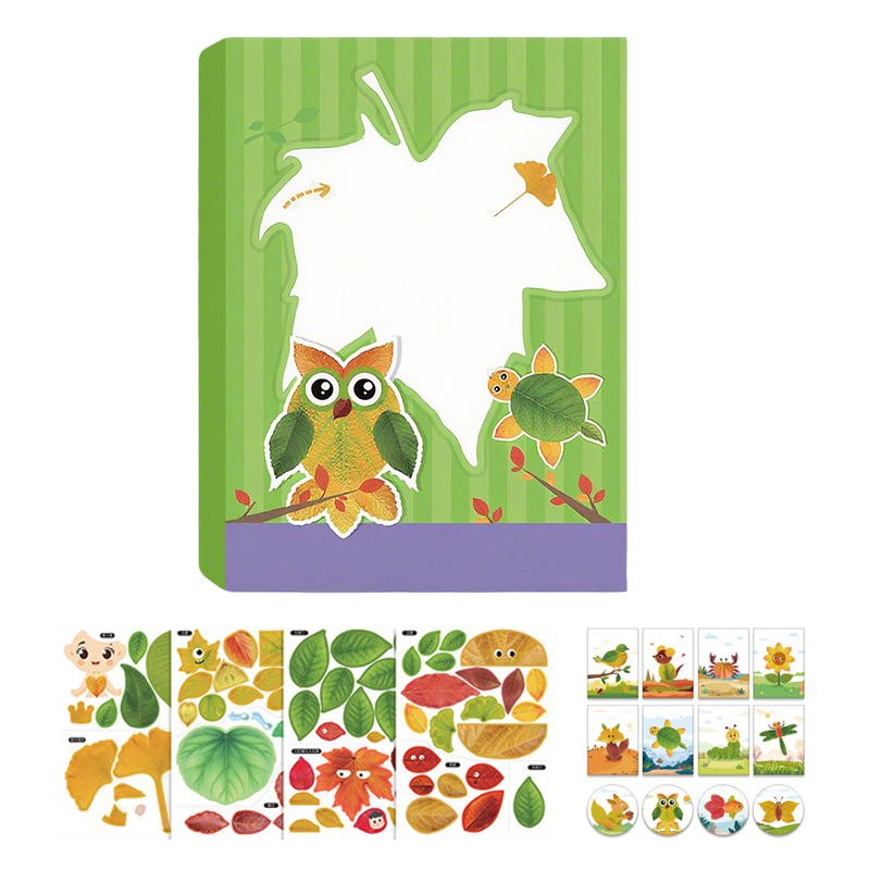 Kreativt Pysselkit för Lövkollage