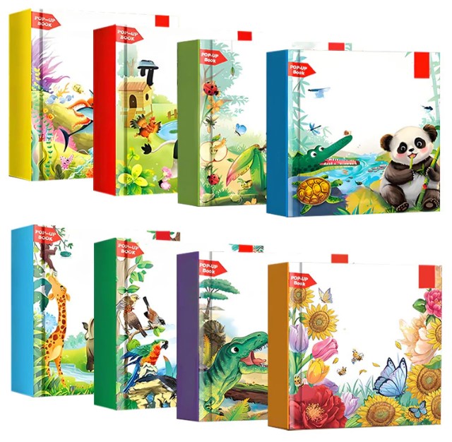 3D Pop-up Djurens Bok för barn – lärande genom lek och fantasi