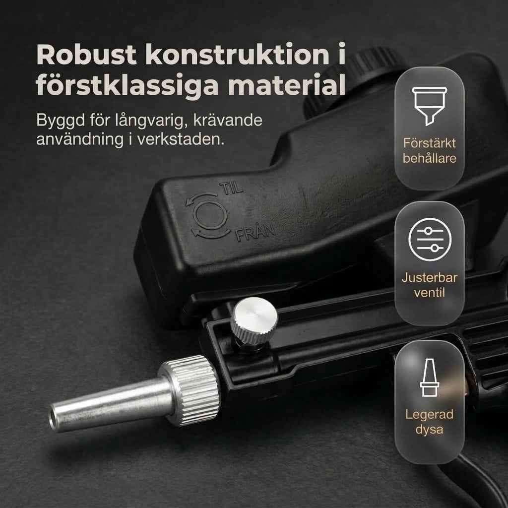 Professionell sandblästerpistol – För rostborttagning och ytrengöring