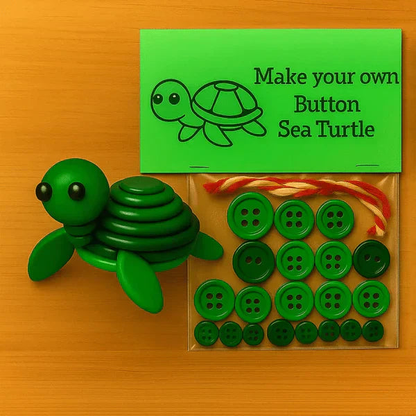 Tierische DIY-Knopfdekoration