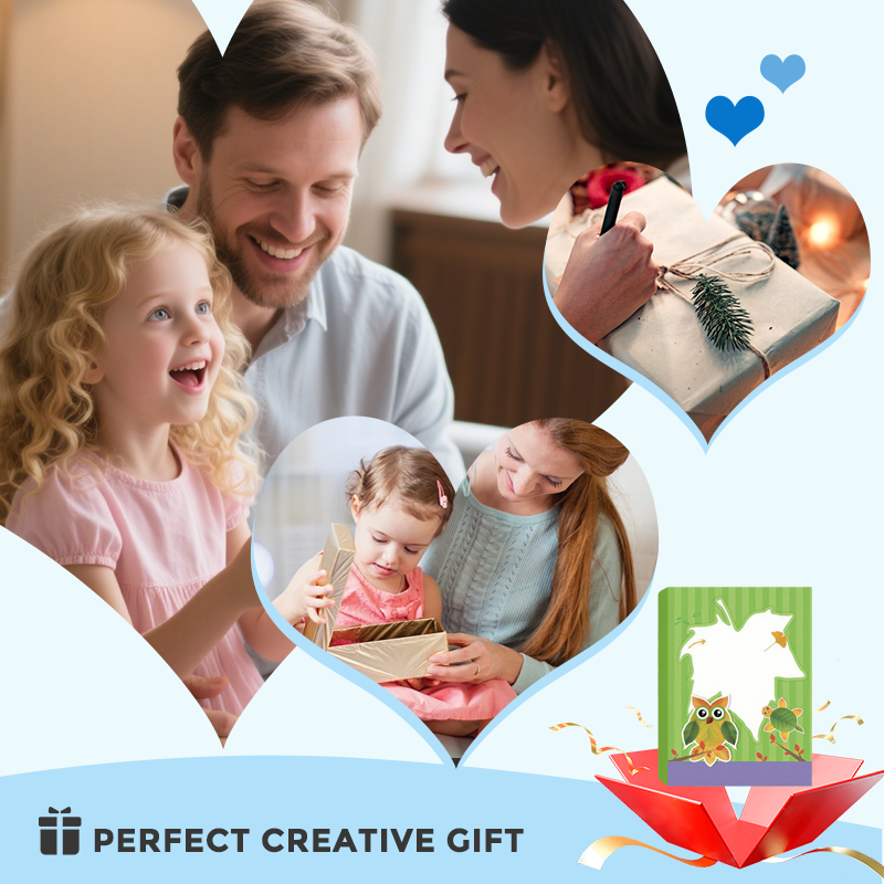 Kreativt Pysselkit för Lövkollage