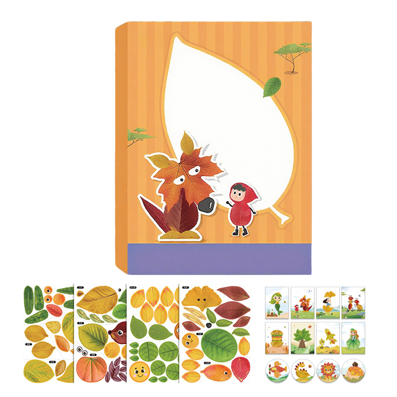 Kreativt Pysselkit för Lövkollage