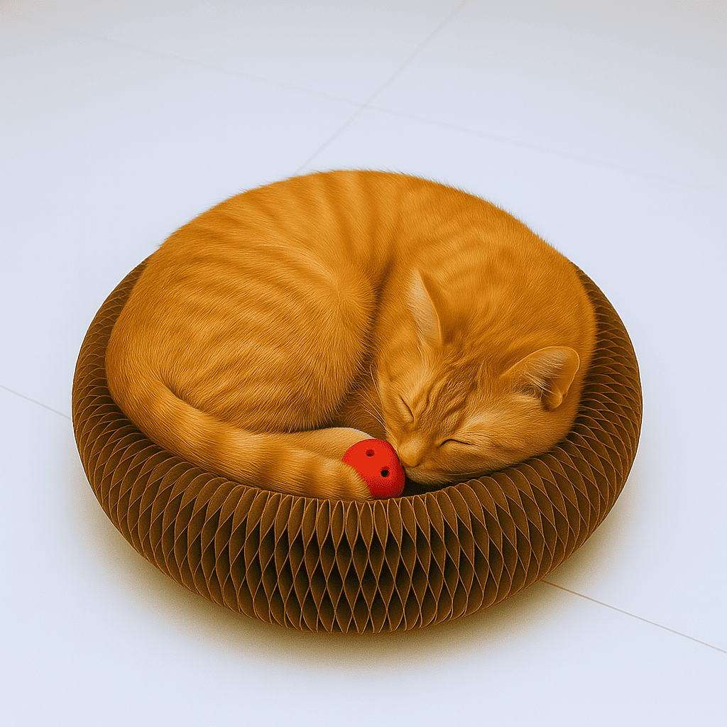Kattklösbräda i Dragspelsdesign