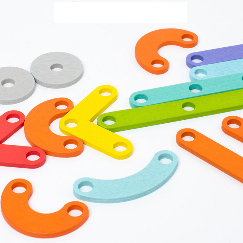 Montessori aktivitetsleksak i trä – lärande genom lek och nyfikenhet