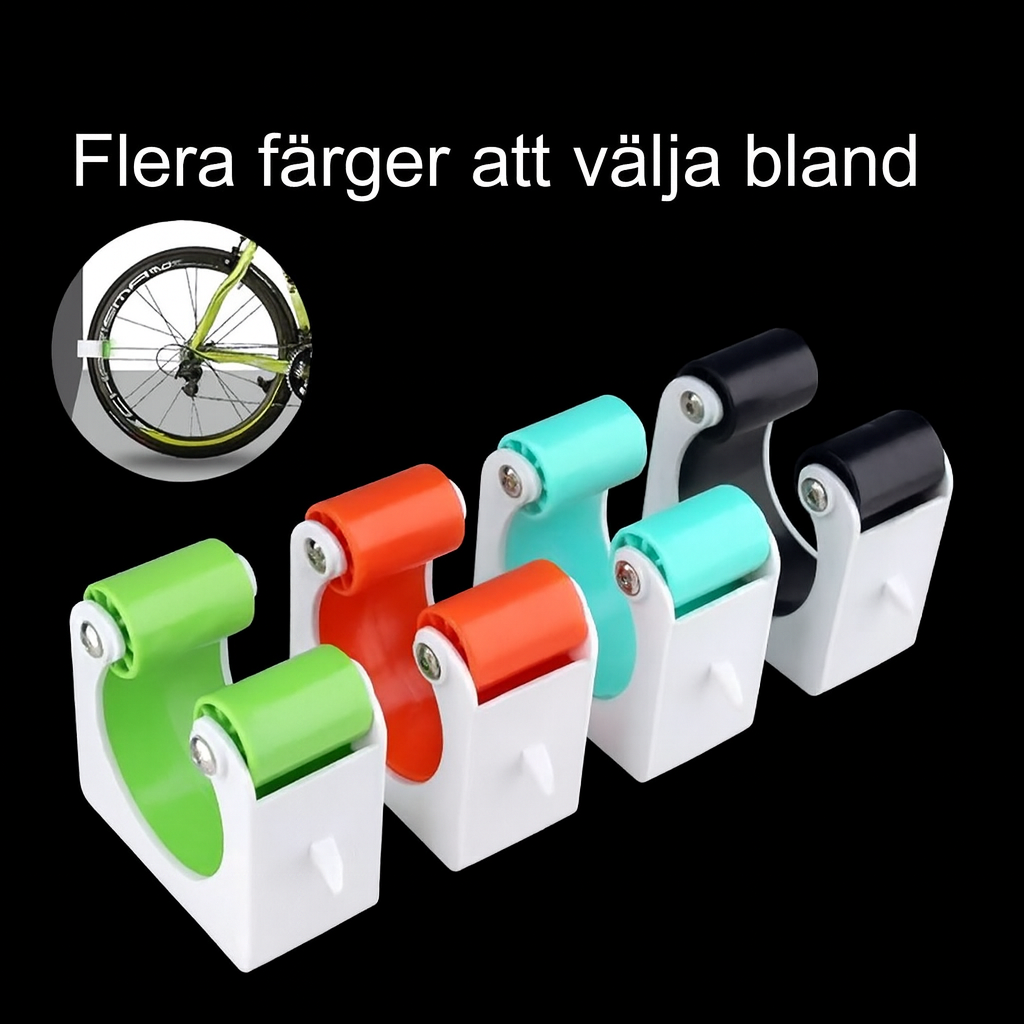 Väggmonterad cykelhållare för säker och stilren förvaring