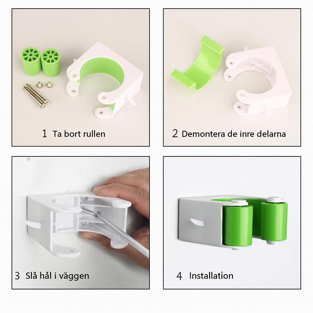 Väggmonterad cykelhållare för säker och stilren förvaring