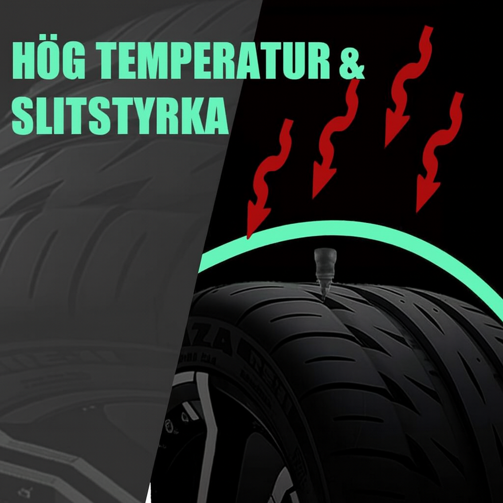 Självförseglande däckreparationsspik