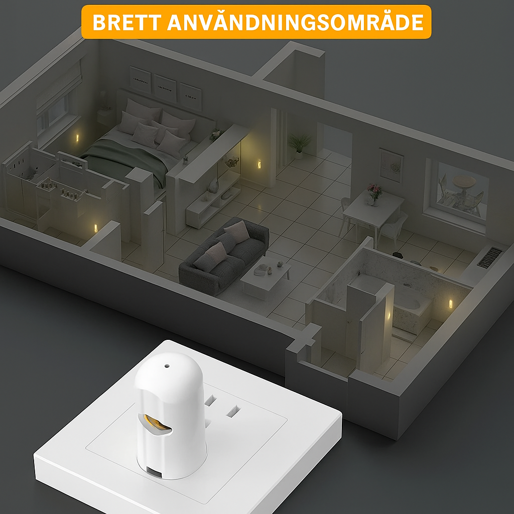 Automatisk LED-Nattlampa med Skymningssensor