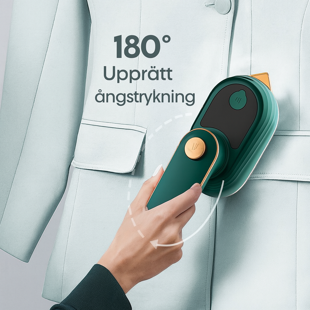 Mini Ångstrykjärn med Triangelformad Värmeplatta för Precision