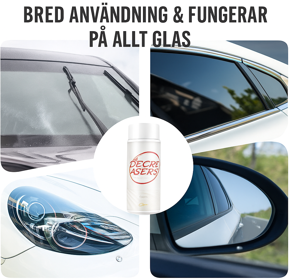 Anti-Oljefilm Glasrengörare