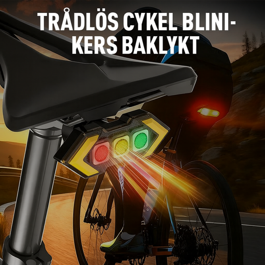 Smart Trådlöst Cykelbakljus