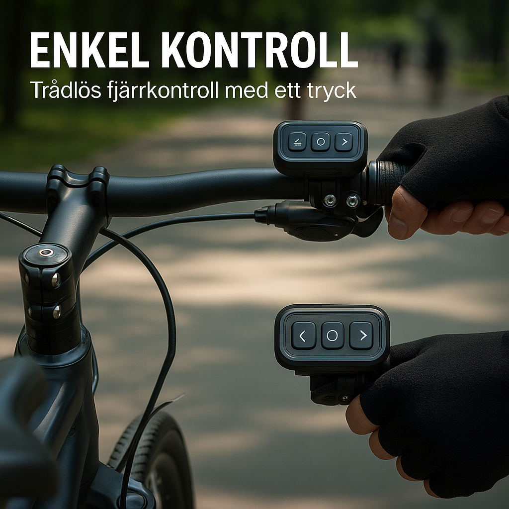 Smart Trådlöst Cykelbakljus