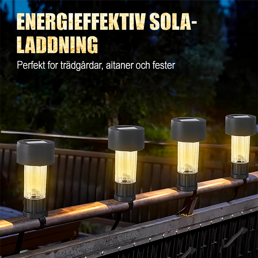 Solcellsdrivna Utomhuslampor – Energisnåla, Vattentäta & Stämningsfulla