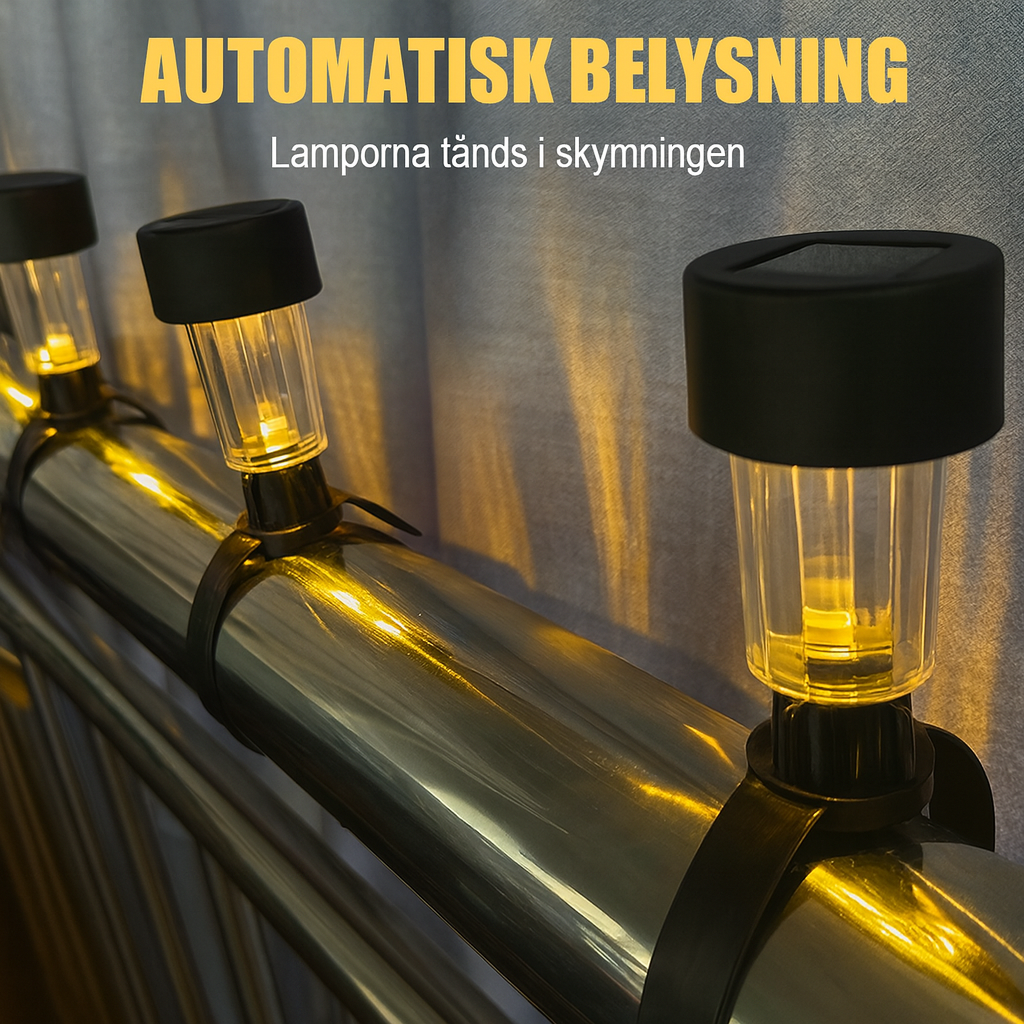 Solcellsdrivna Utomhuslampor – Energisnåla, Vattentäta & Stämningsfulla