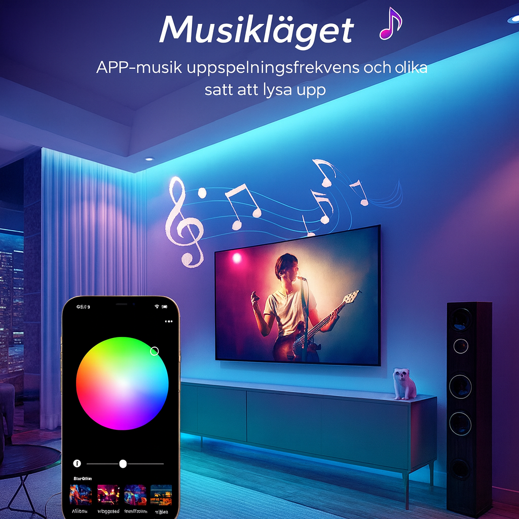 Smart RGB Neonljusslinga