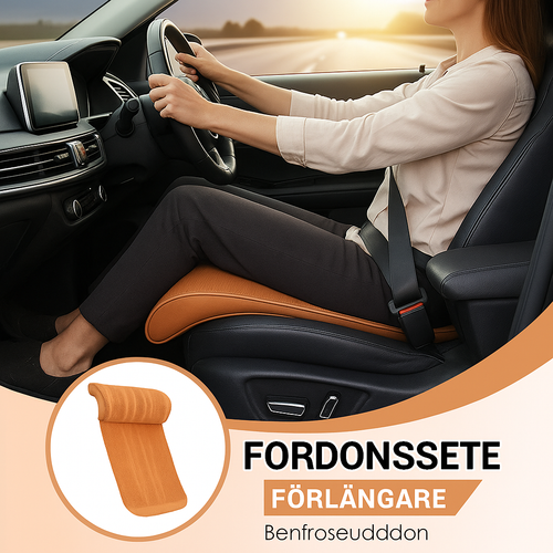 Bilstols-förlängningsdyna med Benstöd