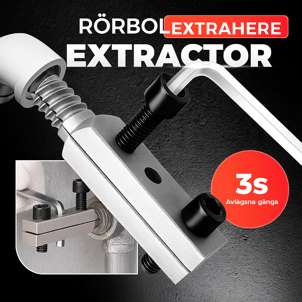 Justerbar Rostfri Gängutdragare för Snabb Reparation