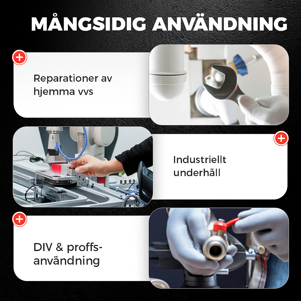 Justerbar Rostfri Gängutdragare för Snabb Reparation