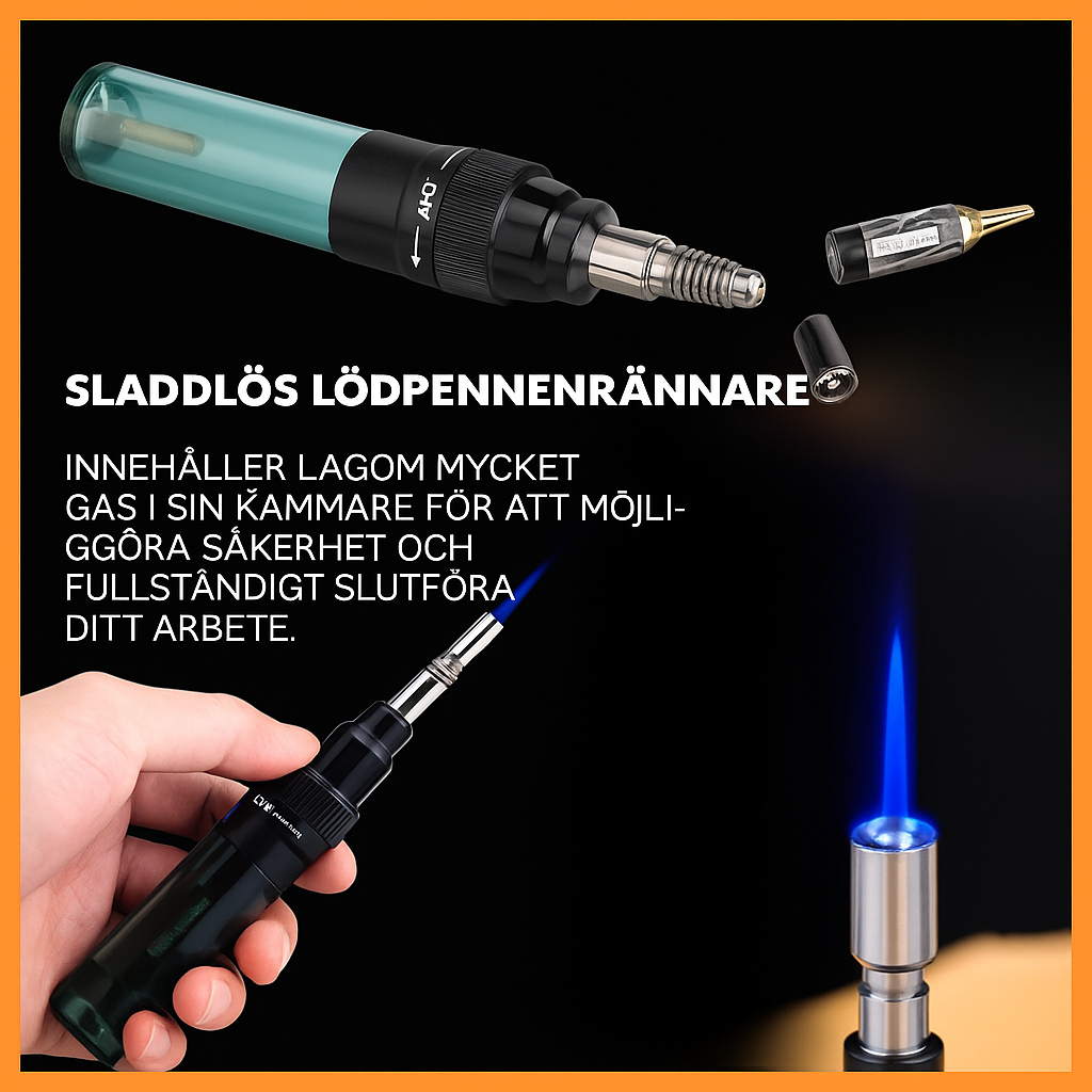 Bärbar 4-i-1 Gaslödkolv