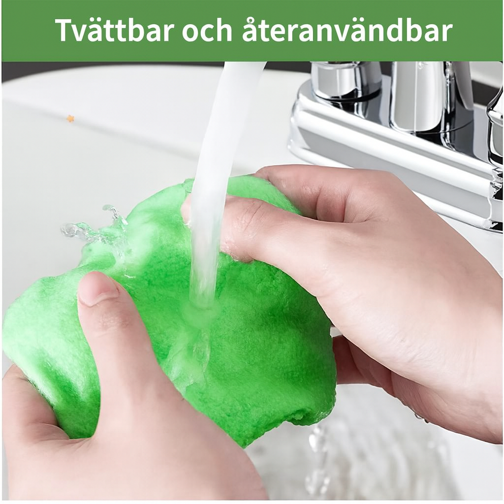 Roterbar Vindruterengörare med Mikrofiber