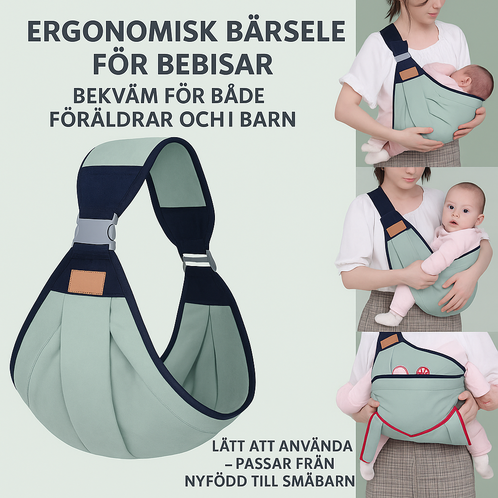 Ergonomisk Babysele med Justerbar Passform