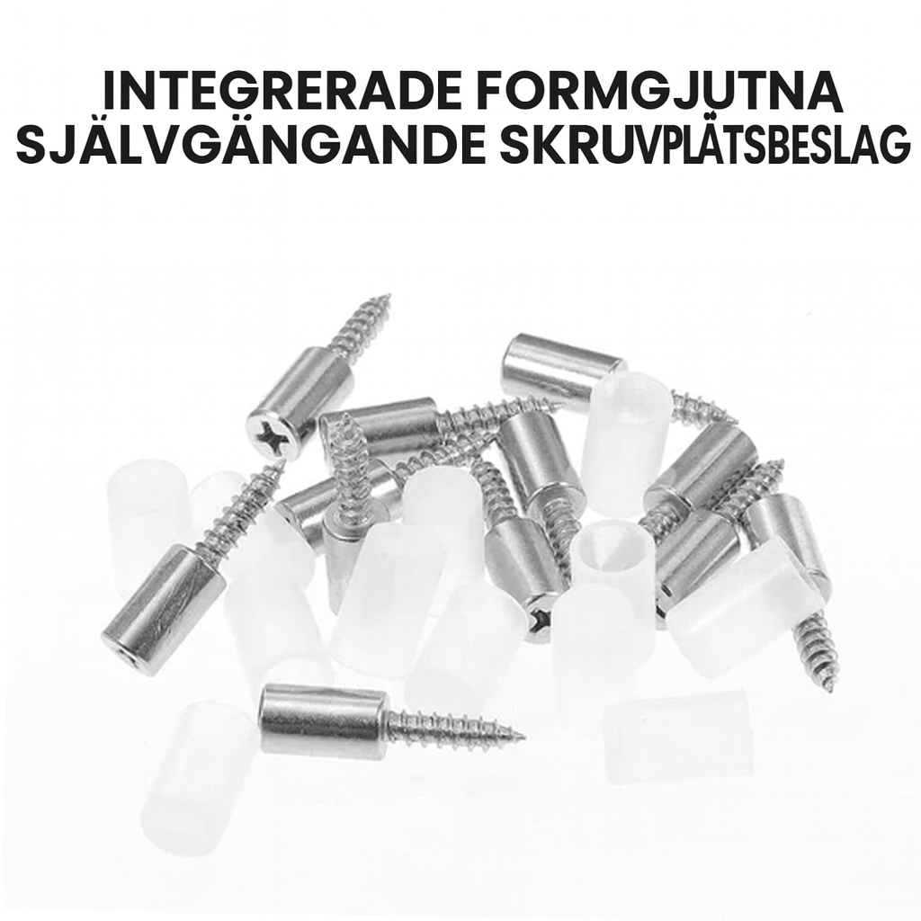 Självskruvande Hyllstift