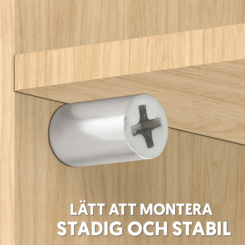 Självskruvande Hyllstift