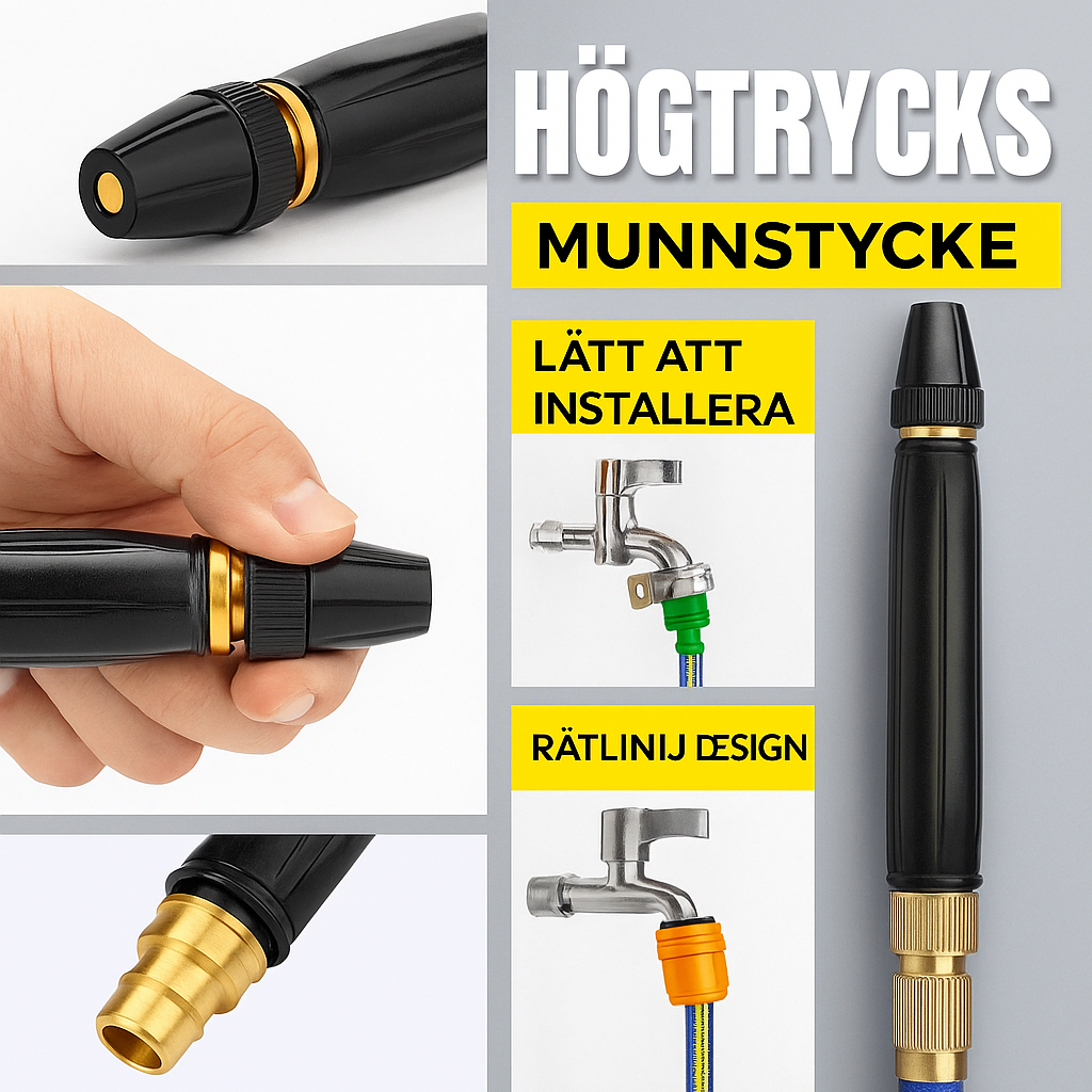 Högtrycksmunstycke i Metall
