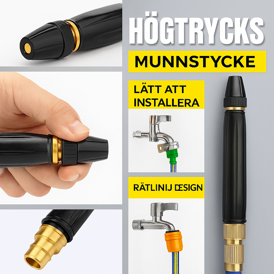 Högtrycksmunstycke i Metall
