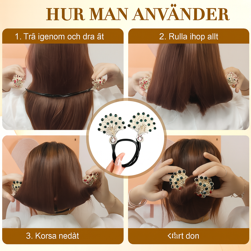 Stilfull Hårklämma – Snabb, Skonsam och Sofistikerad Frisyr på Sekunder