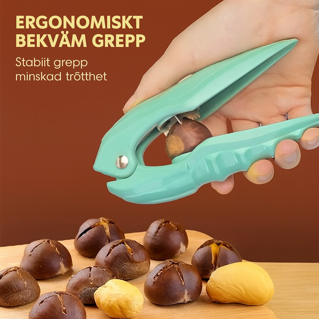 Multifunktionell kastanjeöppnare