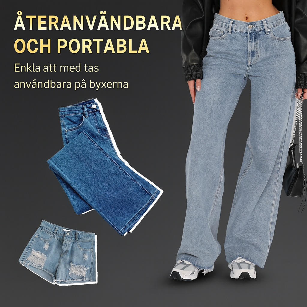Elastisk jeansförlängare i metall