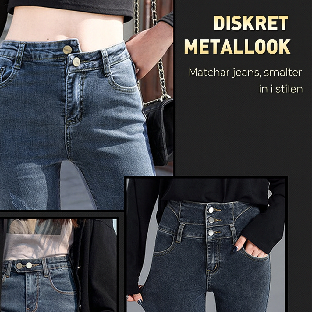 Elastisk jeansförlängare i metall